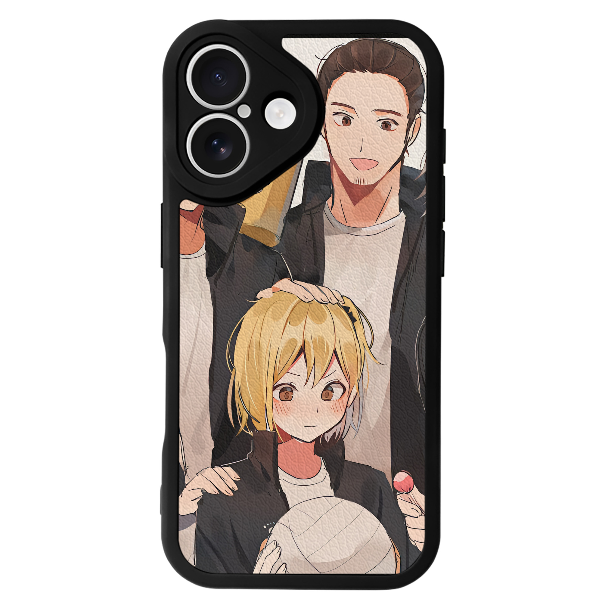 （画像用） ハイキュー!! Haikyu!! 【iPhone 16シリーズ対応】シリコンスマホケース（レザー調） 材質：シリコン